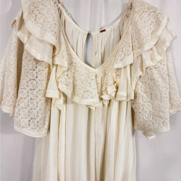 Free People Rush for Rompers Ruffle Neck Romper - Picture 4 of 11